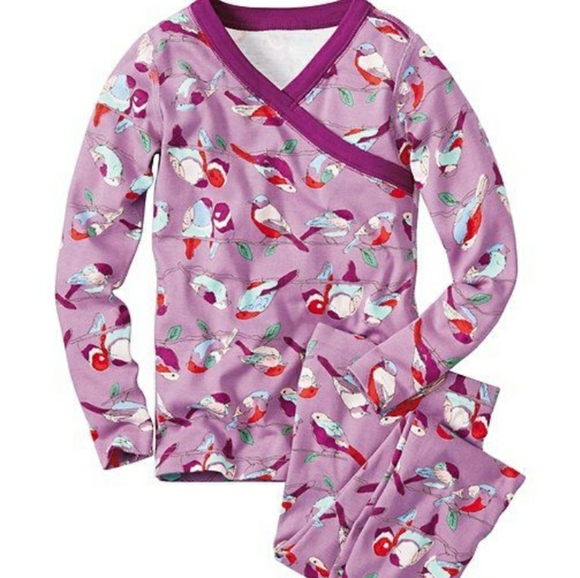 Hanna Andersson Other - HANNA ANDERSSON purple bird pajamas 90 3T